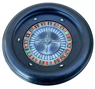 VTG Rott Games Casino N. Y. Roulette Wheel • $35.99