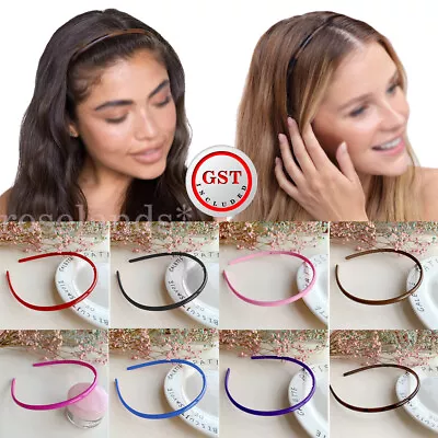 Strong Plastic Sports School Slim Thin Hair Band Headband Hoop Women Girls Kids • $4.83