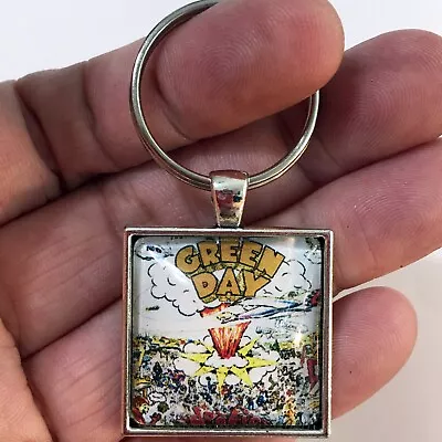 Green Day Dookie Album Cover Image Keychain Or Necklace Rock And Roll Jewelry • $12.95