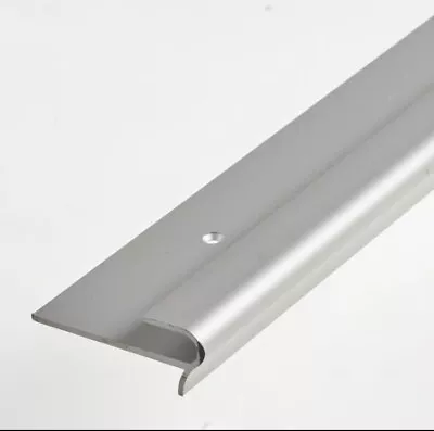 Aluminium Stair / Step Nosing Edge Trim For 8mm Laminate. 130cm.  New. • £10