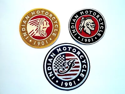 1x Indian Motorcycle Patches Embroidered Cloth Badge Applique Iron Sew On A • $7.99