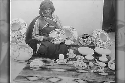 $160.11 • Buy Poster, Many Sizes; Nampeyo, Hopi Pottery Maker, Seated, With Examples Of Her Wo