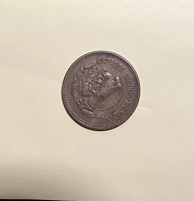 RARE 1944 Estados Unidos Mexicanos 20 Centavos / 20 Cent Mexican Coin 1944 • $69