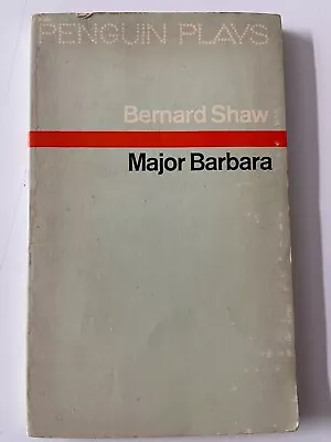 Major Barbara By Bernard Shaw Penguin Plays PB 1971 • $2