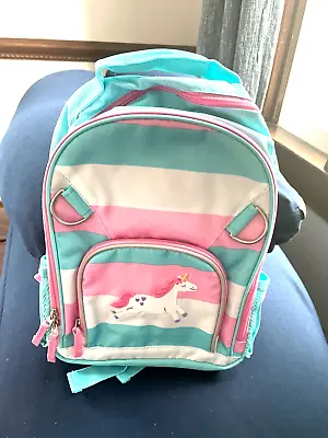 Disney School Pre K Pottery Barn BACKPACK Unicorn Rainbow Holiday Gift Party - • $65.79