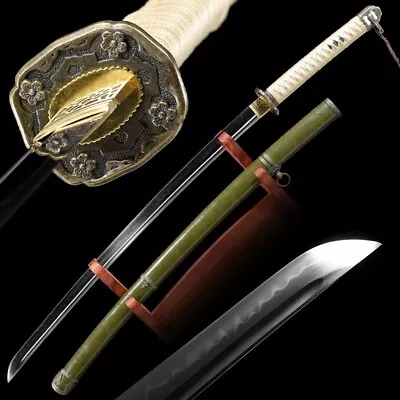 WWII Japanese Officer Shin Gunto Army Katana Sword Military 1095 Carbon Steel • $1295