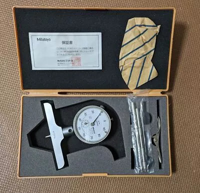Mitutoyo Dial Depth Gauge Mitutoyo Measuring Instrument Japan • $163