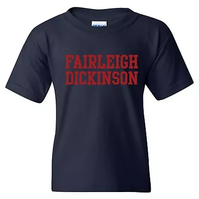 Fairleigh Dickinson University Knights/Devils Basic Block Youth T-Shirt - Navy • $23.99