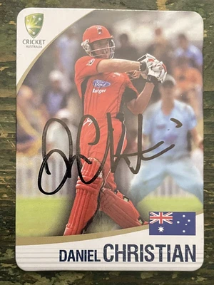 $1.49 • Buy Dan Christian Signed 2011 Vodafone Ashes Cricket Card Series Australia