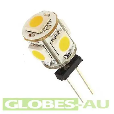 $11.88 • Buy 6x 12V G4 WARM WHITE LED LIGHT 5050 5SMD Cabinet Camper Bulb Globe Garden