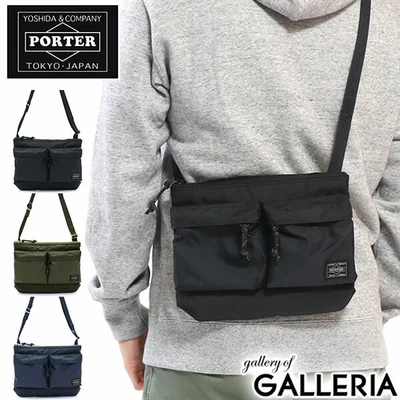 $189.99 • Buy YOSHIDA BAG PORTER FORCE SHOULDER BAG 855-05458 Navy Black Olive Drab NEW Japan