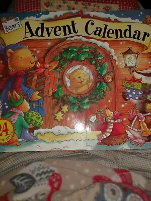 Bears Advent Calendar- 24 Mini Books New  • $20.99