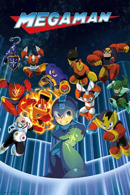 Mega Man - Gaming Poster (Characters) (Size: 24  X 36 ) • $12.99