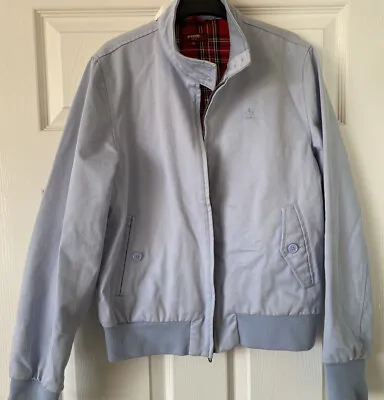 £9.99 • Buy Ladies Baby Blue Harrington Jacket, Merc London, Size UK M