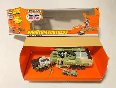 New OpenBox Matchbox MissionBravo Phantom Fortress Transform FullSet Mattel 1998 • $95