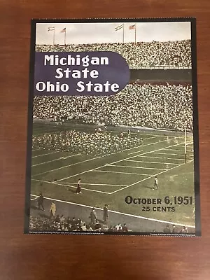 1951 Michigan State Spartan Vintage Football Poster  - Great For Framing • $8.49