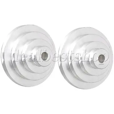 2x Aluminum Pagoda Pulley 4 Step A Type 16mm Bore 41-130mm OD For V Belt • $35.17