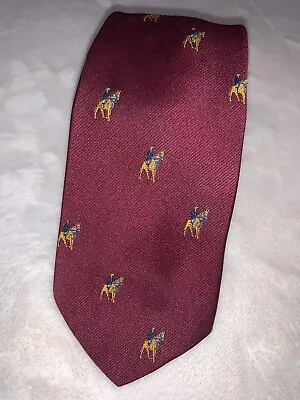 $10.99 • Buy Benchmark Men's Necktie Tie Red Golf Themed Made In The USA 57”x3”