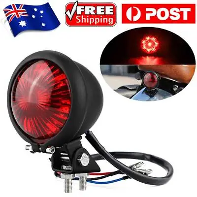 Motorcycle Rear Stop Brake LED Tail Light For Cafe Racer Bobber Chopper • $20.98