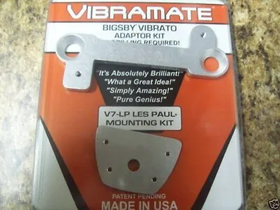 $47.49 • Buy NEW - V7 Vibramate Quick Mount Kit For Les Paul - NICKEL