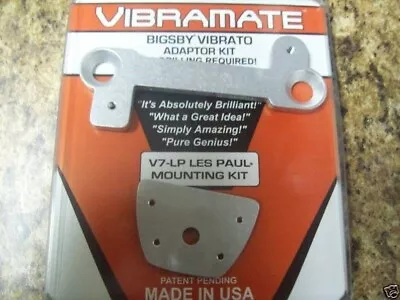 NEW - V7 Vibramate Quick Mount Kit For Les Paul - NICKEL • $46.56