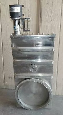 $750 • Buy Hva High Vacuum Apparatus 123-1290 Industrial Vacuum Gate Valve (#3386)