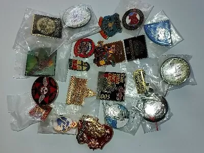 $9.99 • Buy Assorted Biker Rally Motorcycle Travel Destination Memorabilia  Novelty Pins Lot