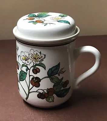 Vintage Villeroy & Boch Botanica Porcelain Lidded Teacup With Strainer • $29