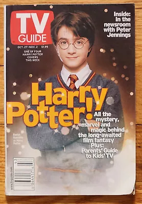 TV Guide 2001 Issue #2535 Oct 27 Daniel Radcliffe Harry Potter Philadelphia PA • $5.50