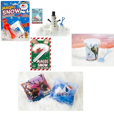 Artificial SnowIridescent SnowflakesFrozen MYO SnowMagic Snow PowderXmas Gif • £3.59