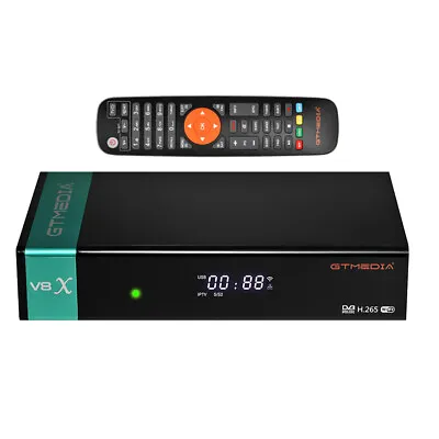 $30.99 • Buy GTMEDIA V8X FTA Satellite Receiver DVB-S2/S2X Wifi H.265 4K HD 1080P PVR TV Box