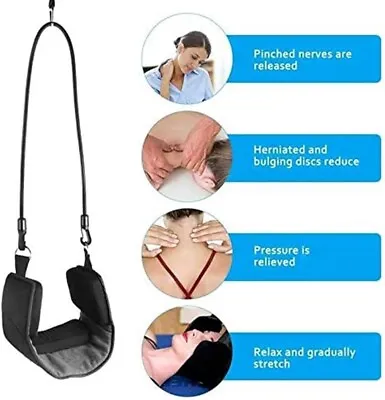 Head Hammock For Neck Pain Relief Neck Traction Device BRAND NEW UK STOCK • £8.90