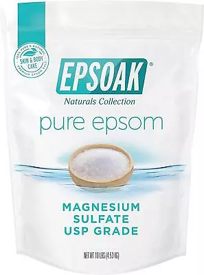 Epsoak Epsom Salt - 10 Lb. Bulk Bag Magnesium Sulfate Usp • $36.79