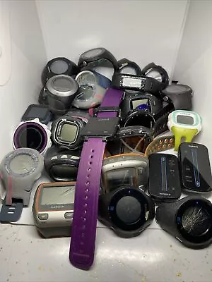 LOT OF 28 GARMIN GPS WATCHES 610 910xt 45 220 Etc AS IS PARTS REPAIR • $99.99