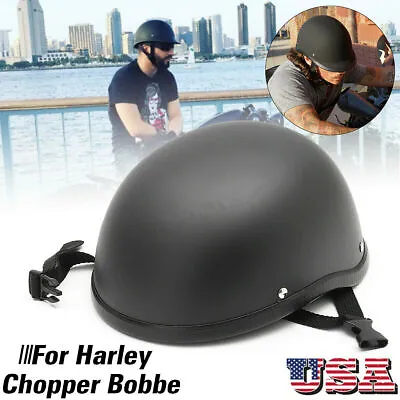 Motorcycle Half Helmet Beanie Cruising Skull Cap For Chopper Moped Scooter U3E1 • $19.96