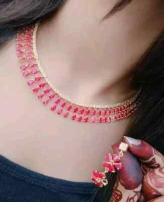 $15.89 • Buy Indian Bollywood Gold Plated Stone Choker Bridal Necklace Earrings Jewelry Set