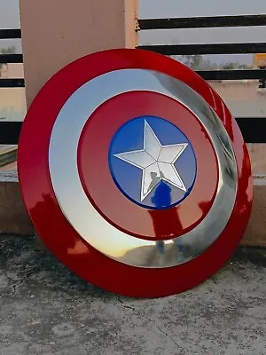 Marvel Legend Captain America Shield ~ Winter Soldier Metal Prop Replica Shield • $99.75