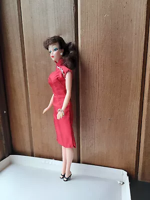 VTG MITZI Ideal Toy Corp USA Doll Barbie Clone Ponytail Brunette 1960s Size 11  • $89.99