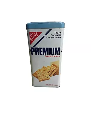 1978 Vintage Nabisco Premium Saltine Crackers Tin 14 Oz. • $16.99