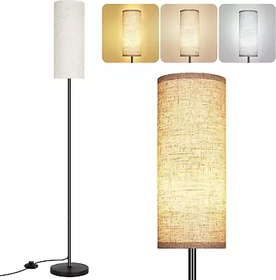 Floor Lamp For Living Room Modern Standing Lamps With Lampshade • $29.99