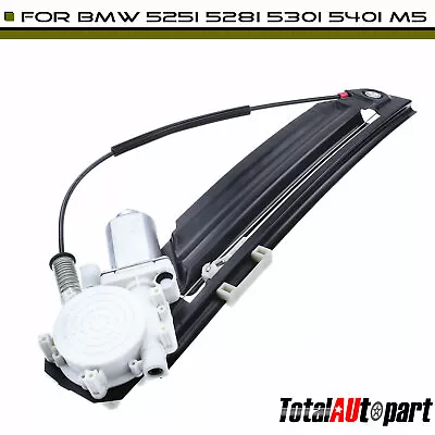 Power Window Regulator Assembly W/Motor For BMW E39 525i 530i 540i M5 Rear Left • $48.99