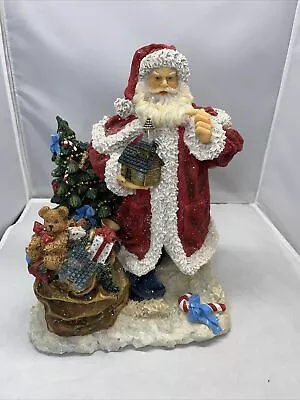 RARE Mark Roberts Santa With Toy Bag & Christmas Tree Large 10” Figure Statue • $125