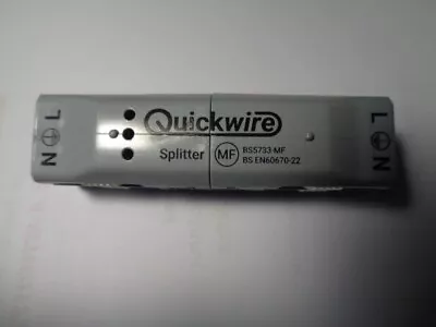 Quickwire Splitter 16a-250v • £5