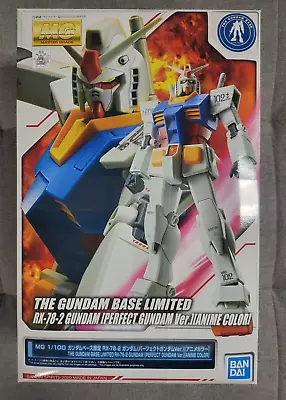 Bandai MG 1/100 Gundam Base Limited RX-78-2 Gundam (Perfect Gundam Ver.) • $70