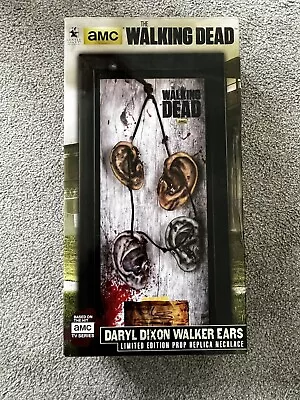 Walking Dead: Daryl Dixon Walker Ears Prop Limited Edition Replica Necklace NEW • £120