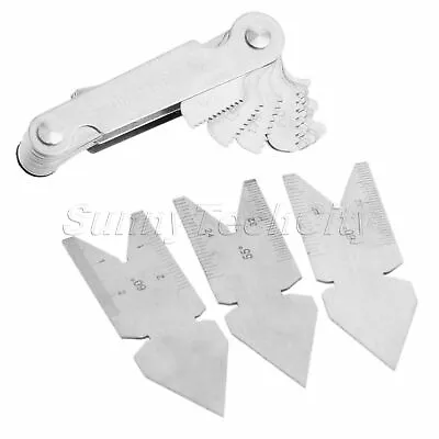 Steel Metal Measure Whiwortk 55 Metrisch 60 Center Pitch Gauge Ispection Set G • $7.84