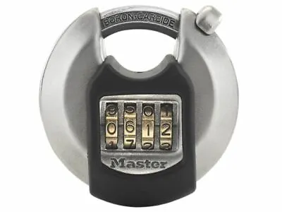 Master Lock Excell™ Discus 4-Digit Combination 70mm Padlock • £20.75