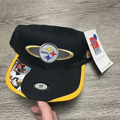 NWT 90s Pittsburgh Steelers Proline Sports Specialties Strapback Hat Kordell NFL • $30