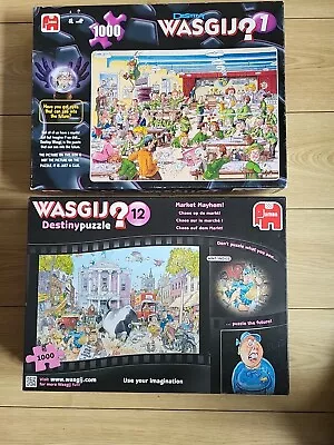  Wasgij 'Destiny' Jigsaw Puzzles X2 No.s 1 And 12  1000 Pieces. G.C. Complete.  • £2.99