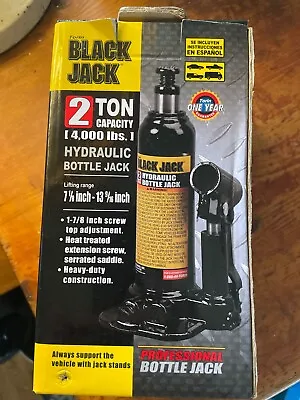 Torin 2 Ton (4000 LBs) Capacity Hydraulic Welded Bottle Jack 2 Ton Black  • $22.50